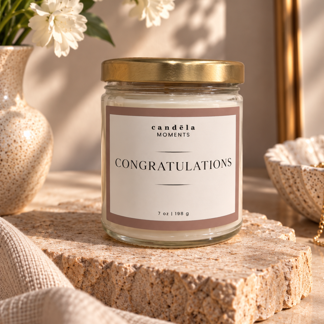Congratulations Candle