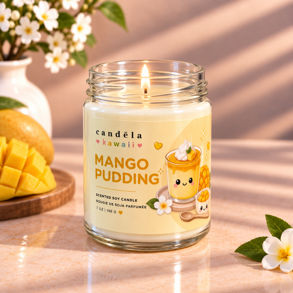 Mango Pudding Candle