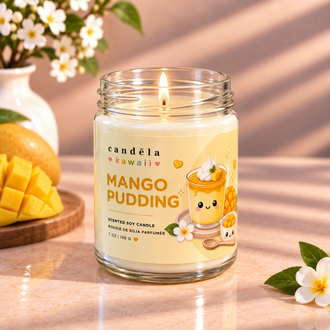 Mango Pudding Candle