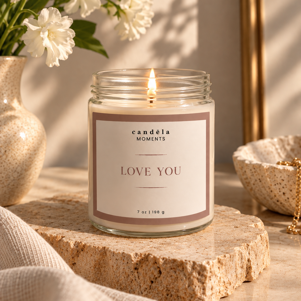 Love You Candle
