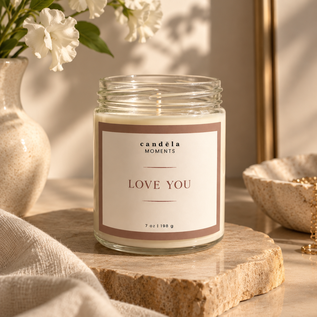 Love You Candle