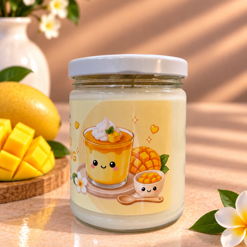 Mango Pudding Candle