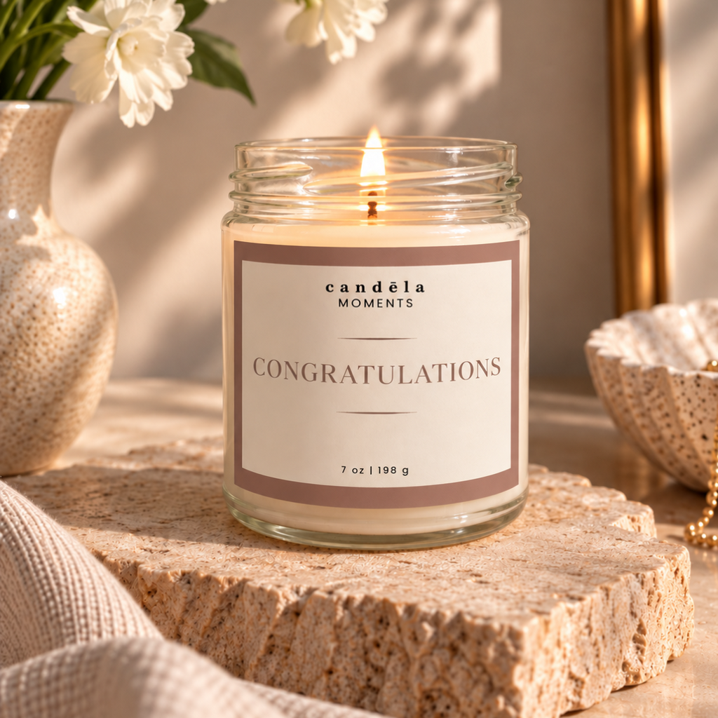 Congratulations Candle