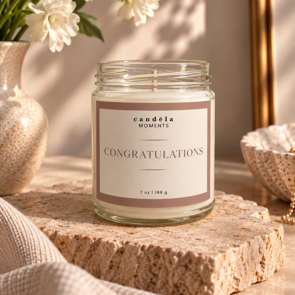 Congratulations Candle